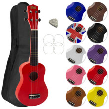 Mad About Soprano Beginners Ukulele with Bag, Pick & Carbon Strings -