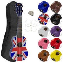 Mad About Soprano Beginners Ukulele with Bag, Pick & Carbon Strings -