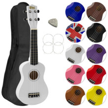 Mad About Soprano Beginners Ukulele with Bag, Pick & Carbon Strings -