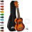 Tiger Soprano Beginner Ukulele with Gig Bag, Felt Pick Aquila Strings 1