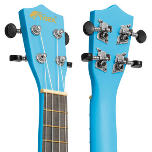 Tiger Soprano Ukulele Beginners Pack - Tuner, Strap, Bag, Pick, 2