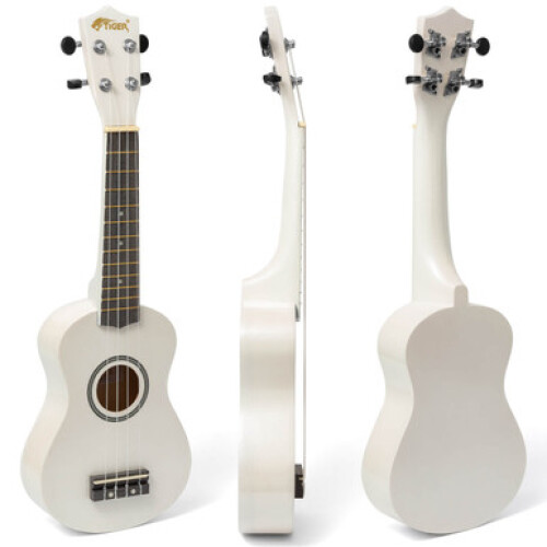 Tiger Soprano Ukulele Beginners Pack - Tuner, Strap, Bag, Pick, 1
