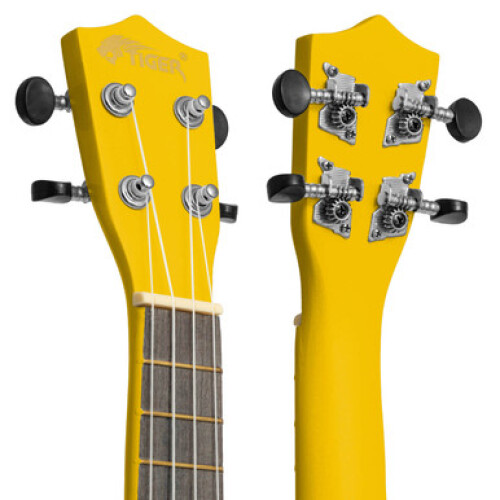 Tiger Soprano Ukulele Beginners Pack - Tuner, Strap, Bag, Pick, 2