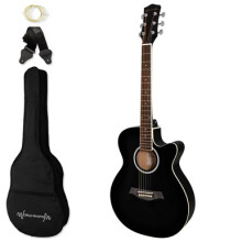 3/4 Acoustic Guitar by World Rhythm -Small Body Guitar for Beginners -