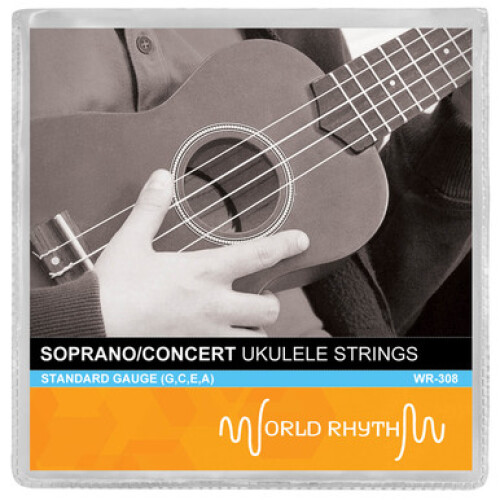 Soprano Ukulele Strings by World Rhythm - Nylon Uke Strings - Pack of 1