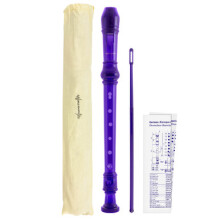 Descant Recorder - Purple School Recorder by World Rhythm