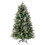 Costway 5 FT/92cm Pre-lit Christmas Tree With 602 Branch Tips 26 Pine Cones 2