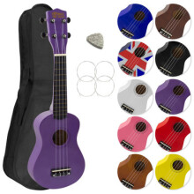Mad About Soprano Beginners Ukulele with Bag, Pick & Carbon Strings -
