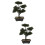 2 Unidades Árvore Bonsai Artificial Vaso Planta 7