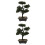 2 Unidades Árvore Bonsai Artificial Vaso Planta 5