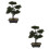 2 Unidades Árvore Bonsai Artificial Vaso Planta 6