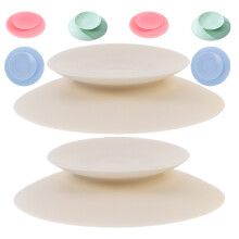 8 Unidades Ventosas Face Silicone Para Utensílios Bebê Idoso