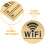 Sinal Adesivo Wifi Parede Para Casa Escritório 8