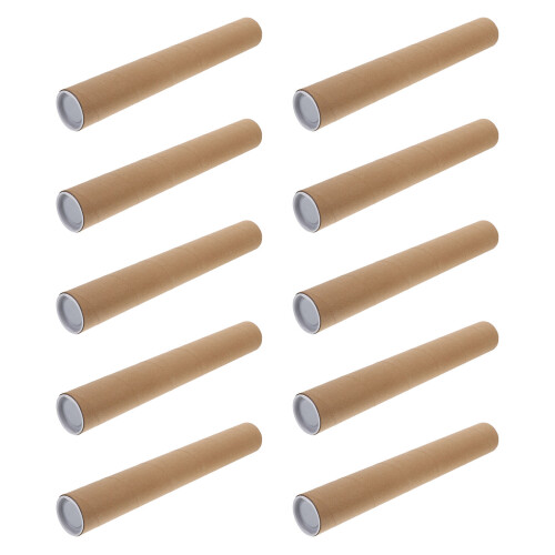 10 Unidades Tubo Para Pôsteres Kraft Com