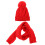 1 Conjunto De Lenço Universal Gorro De Para Crianças 2