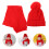 1 Conjunto De Lenço Universal Gorro De Para Crianças 3