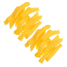 20 Unidades Batatas Fritas Falsas Realistas Para Cozinha E Decoração