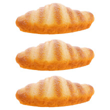 3Pcs Pão Falso Para Decoração E Fotografia
