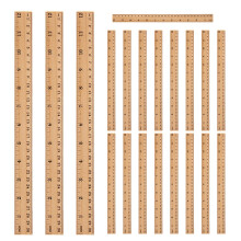 20 Unidades Régua De 30Cm Dupla Para Artesanato