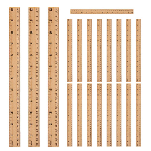 20 Unidades Régua De 30Cm Dupla Para Artesanato