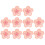 10 Unidades De Alfinetes Rosa Com De Para Quadro 1