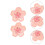 10 Unidades De Alfinetes Rosa Com De Para Quadro 9