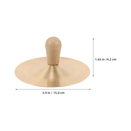 1 Par De Mini Pratos De Mão Para Crianças, Percussão Com 1