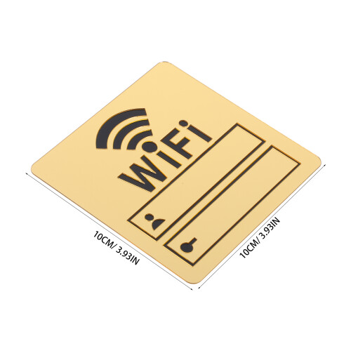 Wifi Password Sign Adesivo Para 2