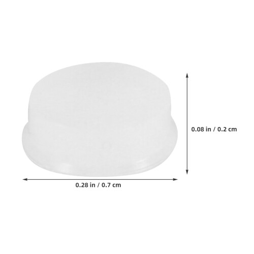 50 Unidades Tampões De Silicone Para Flauta Com 2