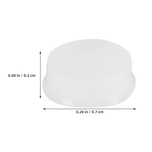 50 Unidades Tampões De Silicone Para Flauta Com 1
