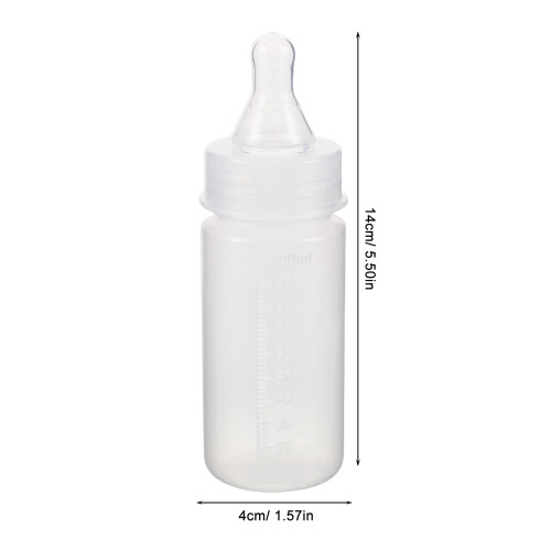8 Unidades De Garrafas Descartáveis Para Bebê 100Ml Com 1