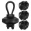 4Pcs Suporte Para Lanterna De , 360, Universal 10