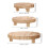 3Pcs Suporte Base Redonda Para 3