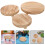 3Pcs Suporte Base Redonda Para 8