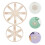 2 Pcs Suportes De De 15Cm + 22Cm Para Velas 11