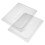 2 Pcs Tampa Plástica 1/2 Para Steam Table Reutilizável 1