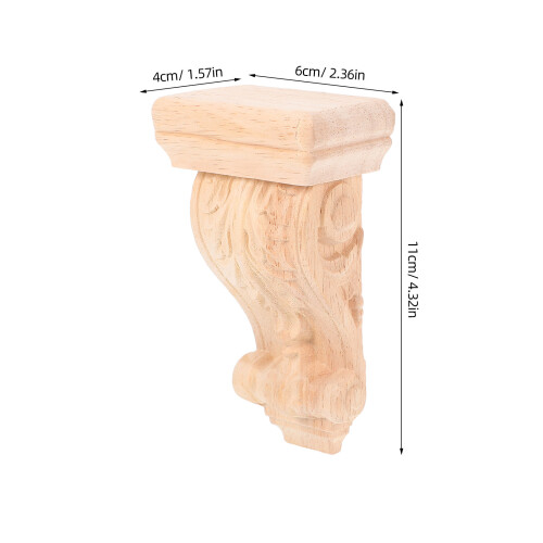 Wooden Roman Column Corbels Decorative Shelf Bracket Vintage Wall 2