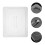 2 Pcs Tampa Plástica 1/2 Para Steam Table Reutilizável 11