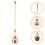 Candle Snuffer Apagador De Velas Reutilizável Com Longo 4