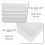 2Pcs Grelha Quadrada Ventilação Nylon Com Lâminas Para Rv 8