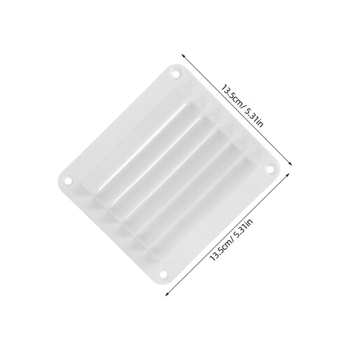 2Pcs Grelha Quadrada Ventilação Nylon Com Lâminas Para Rv 2