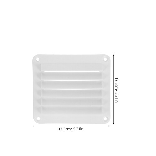 2Pcs Grelha Quadrada Ventilação Nylon Com Lâminas Para Rv 1