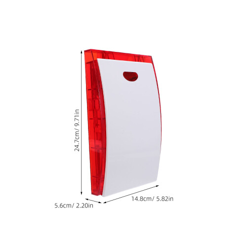 1Alarme Sirène Extérieure Étanche Multi-Couleurs Pour Maison 2
