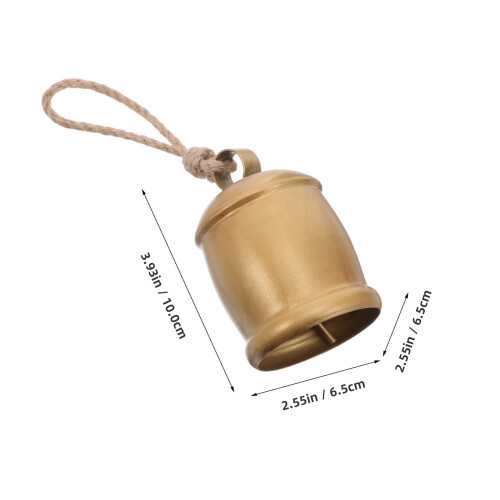 Hängklocka Jingle Bell Julgranstillbehör Metall 6,5 Cm 1