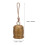 Hängklocka Jingle Bell Julgranstillbehör Metall 6,5 Cm 3