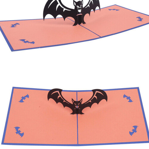 3D Up-Mus Halloween Hälsokort För Barn 1