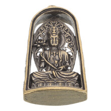 Handgemaakte Gouden Messing Boeddha Sieraad Ornament DIY Hanger