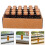 30St Miniatyr Glasflaskor: 10 Ml Brunglasampuller Med Kork 11