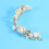 Pearl Shell Conch Legering Kroon Haarband Voor Vrouw Feest Bruiloft 7