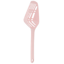 Pala per lettiera per gatti triangolare in PP, grande, rosa, 34x12cm